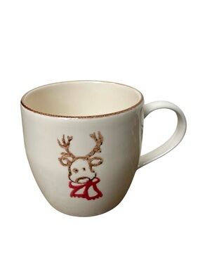Winter Reindeer Christmas Holiday Ceramic Coffee Tea Mug
